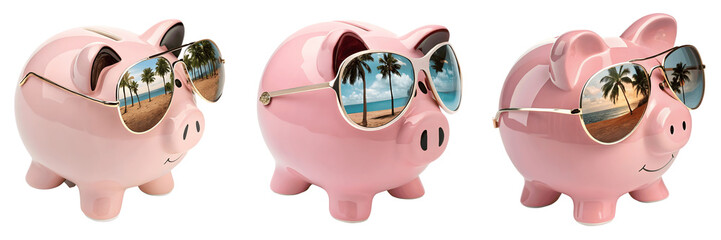 Set For Three Pink Piggy