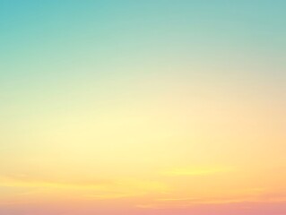 Obraz premium A gradient sky displays a range of soft and blended colors