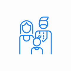 family members icon sign vector