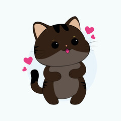 cute little cat with good quality and design