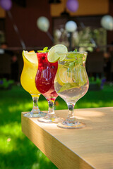 Fresh and delicious cool drinks
