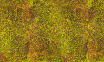 Realistic Weathered Clay Red Brick Wall Texture with Moss and Fungi. Ideal for Creative Project or Design.