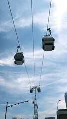 cable car in yokohama city