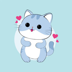 cute little cat with good quality and design