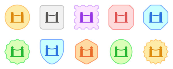 Editable barrier, baricade vector icon. Movie, cinema, entertainment. Part of a big icon set family. Perfect for web and app interfaces, presentations, infographics, etc