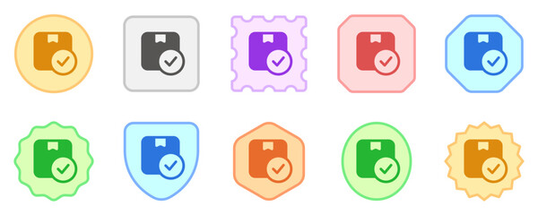 Editable package check vector icon. Shipping, delivery, e-commerce, transport, logistics. Part of a big icon set family. Perfect for web and app interfaces, presentations, infographics, etc