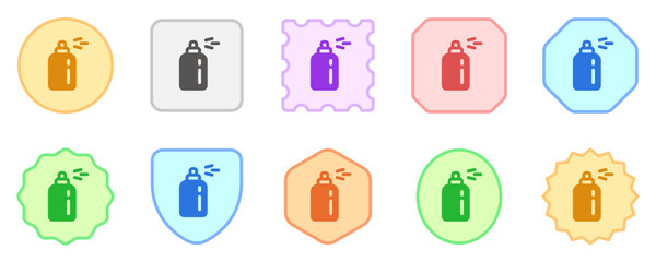 Editable spray perfume vector icon. Barbershop, lifestyle, grooming. Part of a big icon set family. Perfect for web and app interfaces, presentations, infographics, etc