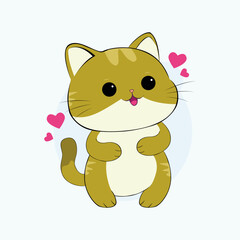 cute little cat with good quality and design