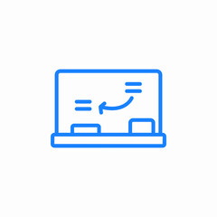 .laptop data barsjpg icon sign vector