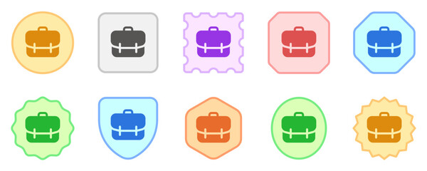 Editable briefcase, suitcase, portfolio vector icon. Business, work, travel. Part of a big icon set family. Perfect for web and app interfaces, presentations, infographics, etc