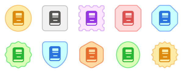 Editable book, notebook, texbook vector icon. Education, literature, stationery. Part of a big icon set family. Perfect for web and app interfaces, presentations, infographics, etc