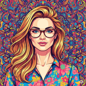 Floral Spirit in Mandala