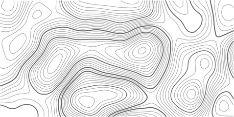 Topographic map pattern background vector. Abstract mountain terrain map background with abstract shape line texture. Design illustration for wall art, fabric, packaging, banner, Banner, wallpaper.