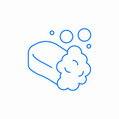 water splash soap icon sign vector