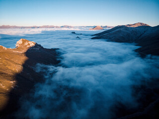 Sea of ​​clouds on the western Sichuan Plateau in China