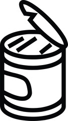 Food and drink set of web icons in line style. Restaurant linear icon collection. Containing meat, fruits, vegetables, desserts, drink, burger, pizza, hot dog, french fries and more