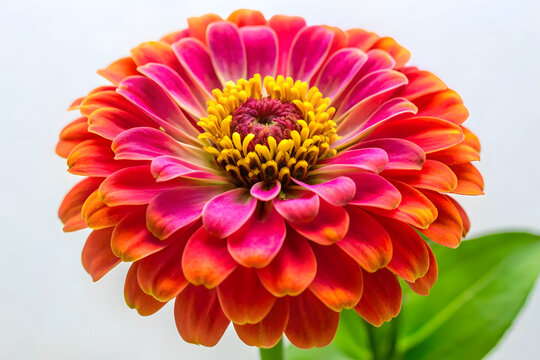 orange dahlia flower