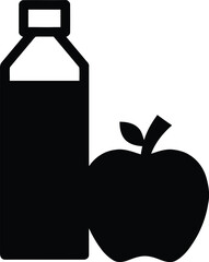 Food and drink set of web icons in line style. Restaurant linear icon collection. Containing meat, fruits, vegetables, desserts, drink, burger, pizza, hot dog, french fries and more