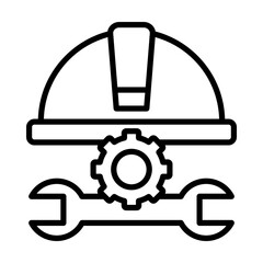 Technician Skilled Blue Collar Worker single icon