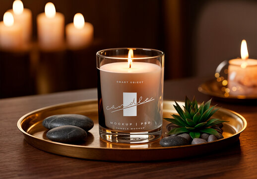 Candle Mockup