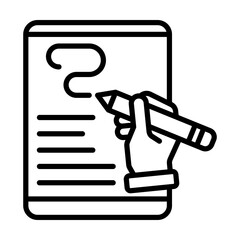 Digital Signature Electronic Authentication and Secure Approval Single icon