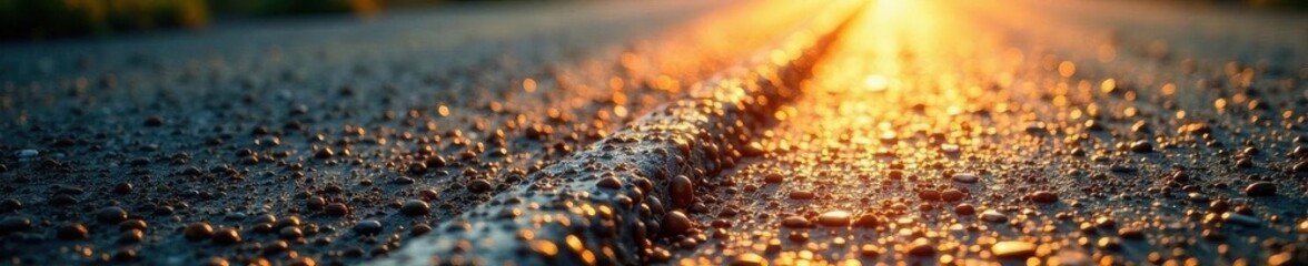 Sun-baked asphalt, fine grain, subtle shadows, abstract, light, pavement