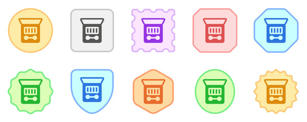 Editable eyeshadow vector icon. Cosmetics, makeup, skincare, beauty. Part of a big icon set family. Perfect for web and app interfaces, presentations, infographics, etc