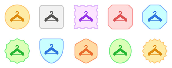 Editable clothe hanger vector icon. Clothing, fashion, apparel. Part of a big icon set family. Perfect for web and app interfaces, presentations, infographics, etc