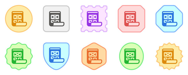 Editable design wireframe vector icon. Part of a big icon set family. Perfect for web and app interfaces, presentations, infographics, etc