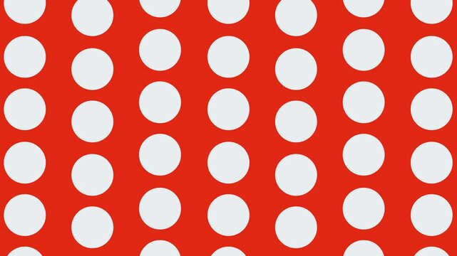 red polka dots