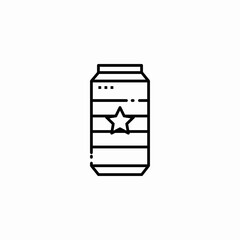 soda can icon sign vector