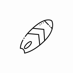 surfboard sport icon sign vector