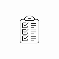 task checklist icon sign vector