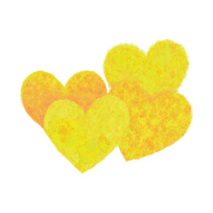 Hand-painted honey, rough lines, soft and fluffy.