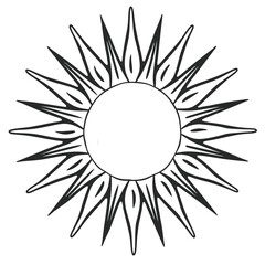 sun vector illustration