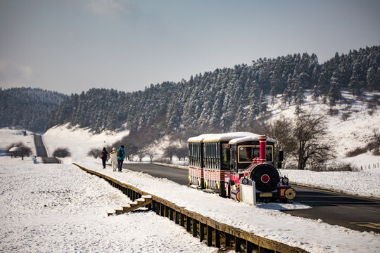 Winter in Chongqing, China, a strong sense of Christmas