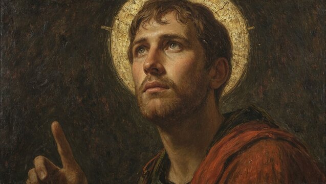Saint thomas in doubt oil painting