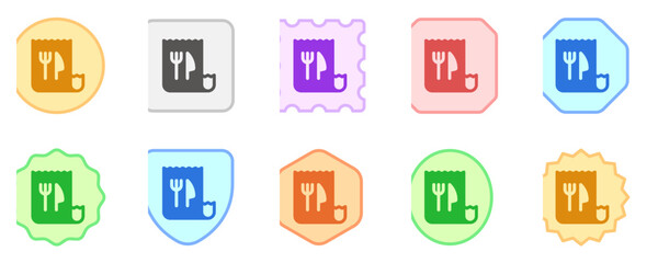 Editable restaurant bill, invoice vector icon. Part of a big icon set family. Perfect for web and app interfaces, presentations, infographics, etc