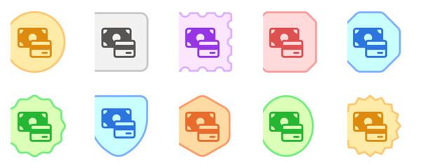 Editable payment method, card, cash, money vector icon. Part of a big icon set family. Perfect for web and app interfaces, presentations, infographics, etc