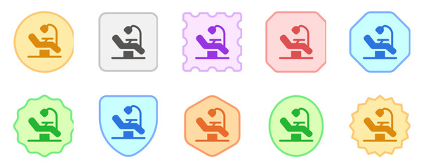 Editable dentist chair vector icon. Dentistry, healthcare, medical. Part of a big icon set family. Perfect for web and app interfaces, presentations, infographics, etc