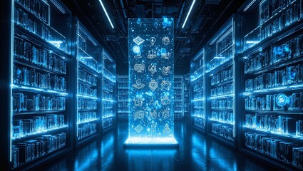 Futuristic digital library