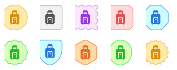 Editable luggage vector icon. Part of a big icon set family. Perfect for web and app interfaces, presentations, infographics, etc
