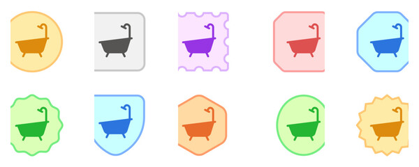Editable bath tub, bathroom vector icon. Part of a big icon set family. Perfect for web and app interfaces, presentations, infographics, etc
