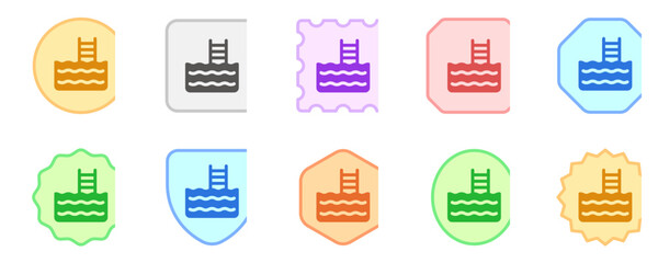 Editable swimming pool vector icon. Part of a big icon set family. Perfect for web and app interfaces, presentations, infographics, etc