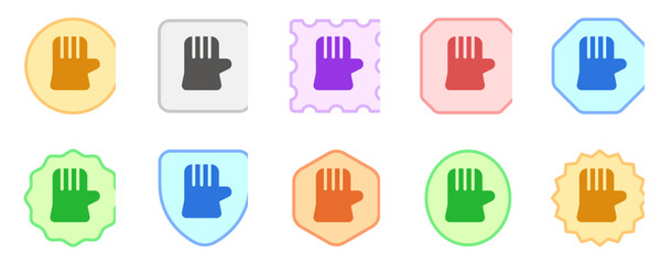 Editable rubber gloves vector icon. Part of a big icon set family. Perfect for web and app interfaces, presentations, infographics, etc