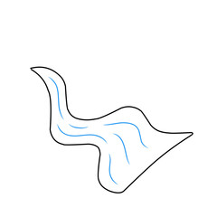 river line illustration