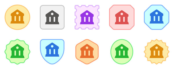 Editable bank, museum, library vector icon. Part of a big icon set family. Perfect for web and app interfaces, presentations, infographics, etc