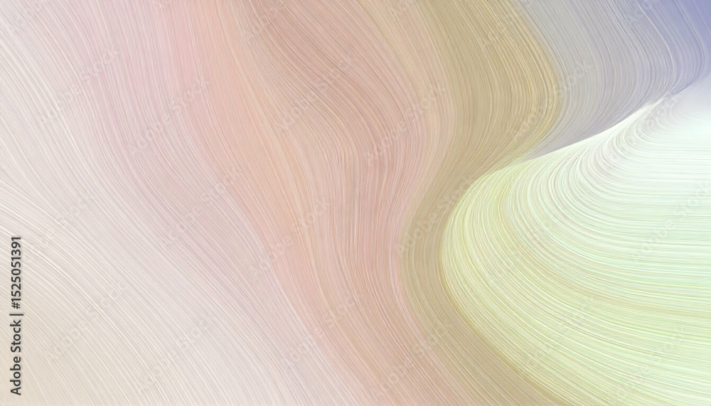 Poster abstract pastel wave background with soft flowing lines and subtle color transitions