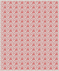 Cute feminine seamless watercolor pattern with little tiny wildflowers, hand drawn, not AI