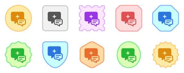 Editable health consultation vector icon. Part of a big icon set family. Perfect for web and app interfaces, presentations, infographics, etc